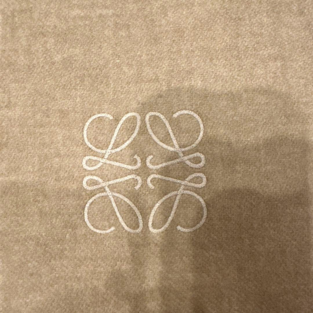 【値下げ中】Loewe ベージュ バイカラーウールカシミヤマフラー