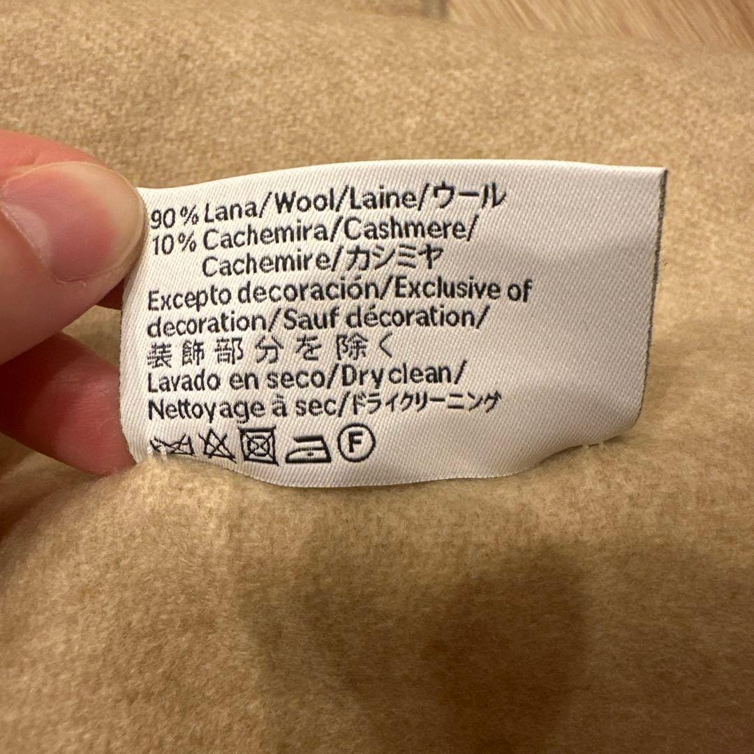 【値下げ中】Loewe ベージュ バイカラーウールカシミヤマフラー