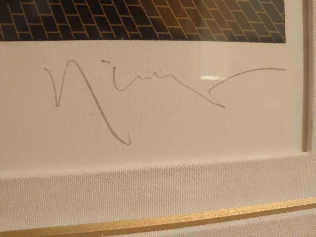 ヒロ・ヤマガタ シルクスクリーン「ギャラリー・広場」