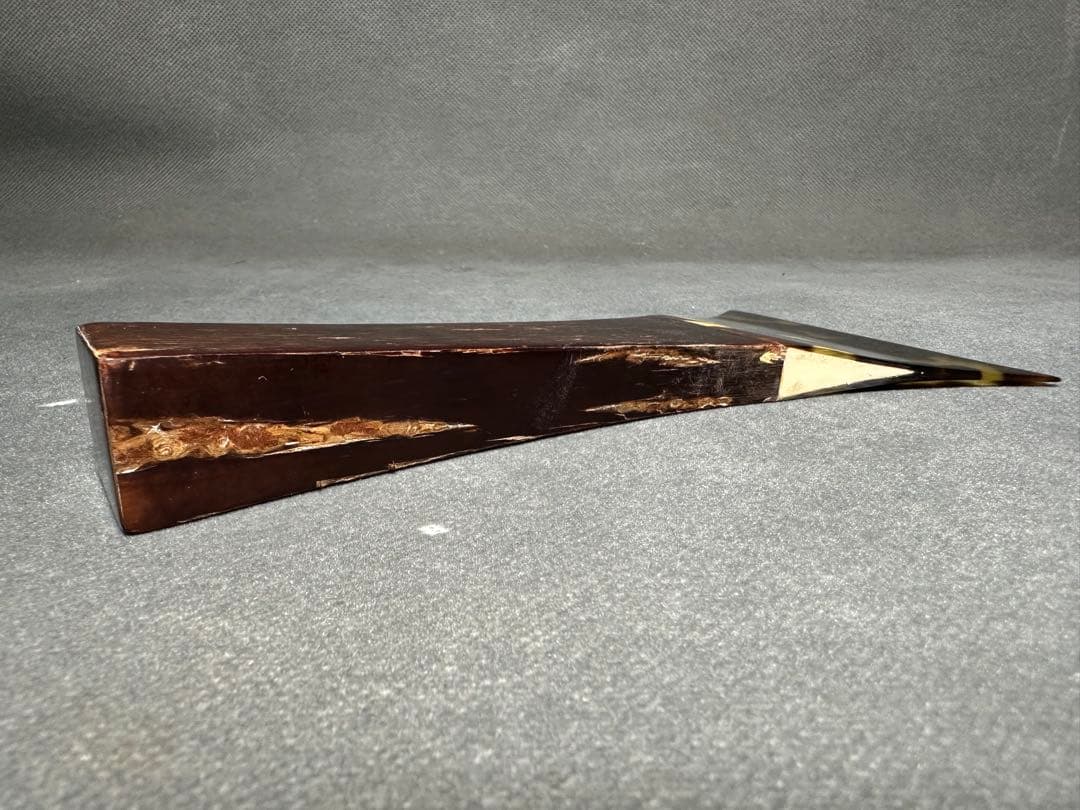 三味線　鼈甲撥　天然素材　バチ　和楽器 民謡　アンティーク　細密細工