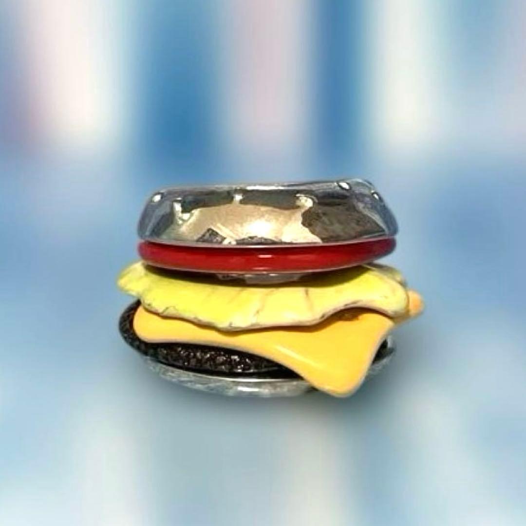 Q-pot. キューポット ハンバーガー　リング　13号