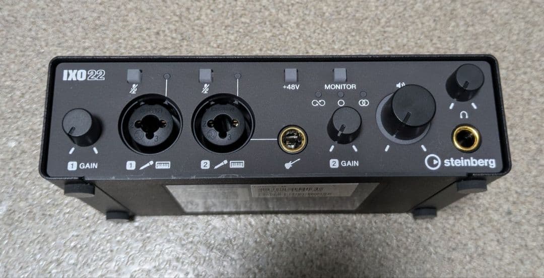 DTM・DAW steinberg ixo22 Cubase AI