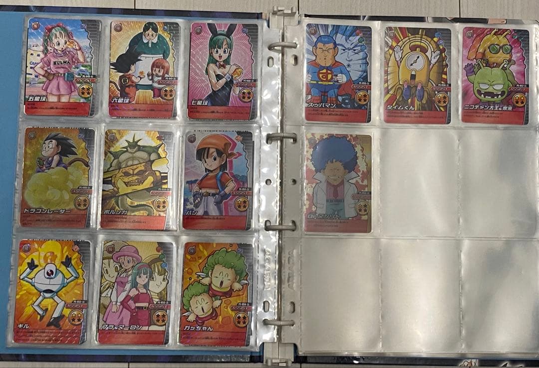 ドラゴンボール　w爆裂インパクト　データカードダス　PE コンプ　爆烈