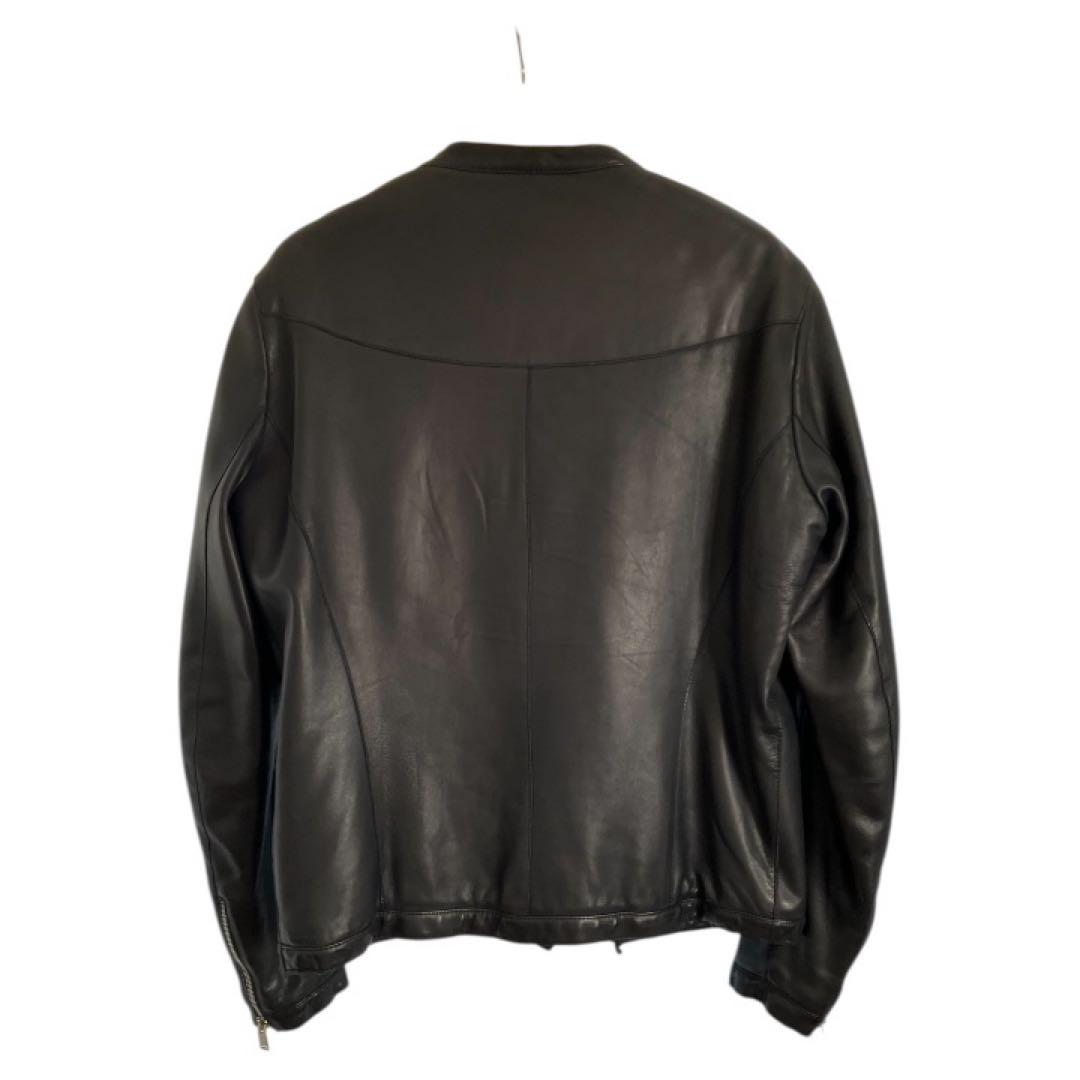 【美品】delan レザーシングルライダースジャケット