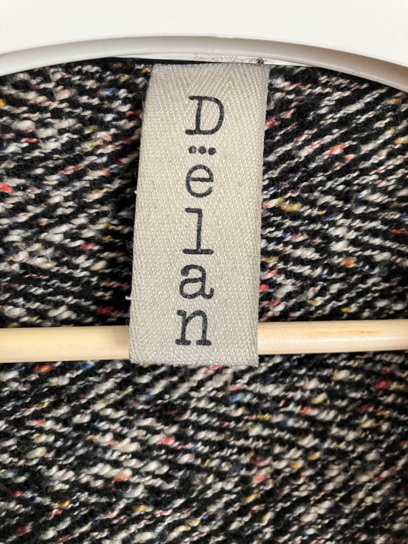 【美品】delan レザーシングルライダースジャケット