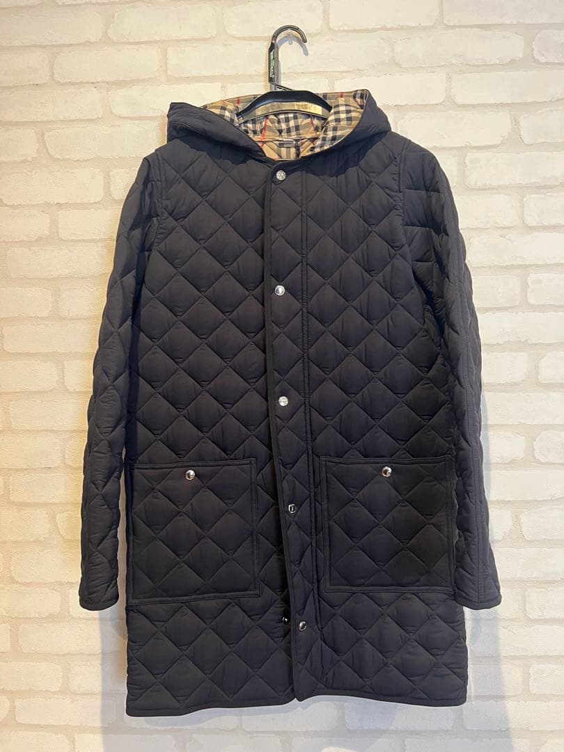 バーバリー　ノバチェックキルティングコート