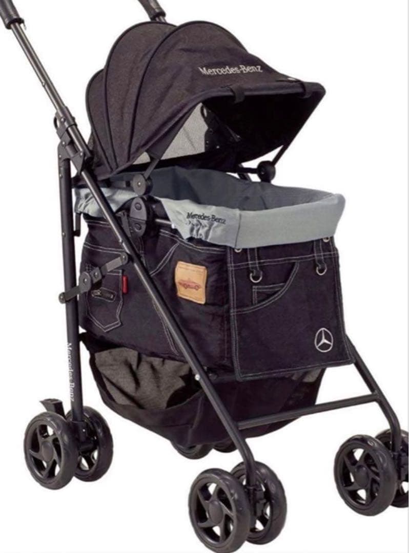 2 Mercedes-Benz ペットカート ブラック