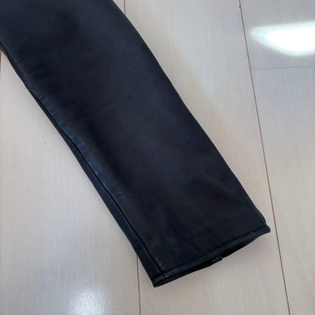 と*ぼ様 UNITED TOKYOラムレザーシングルライダースジャケット