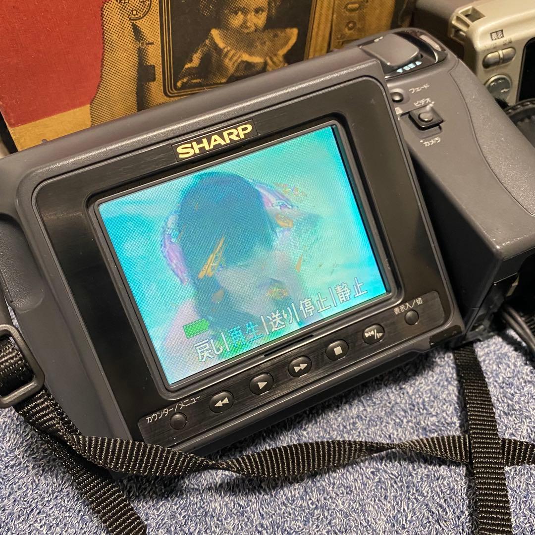 シャープ 8ミリ ビデオカメラ VL-HL80 ＋VR-KT87 2台セット