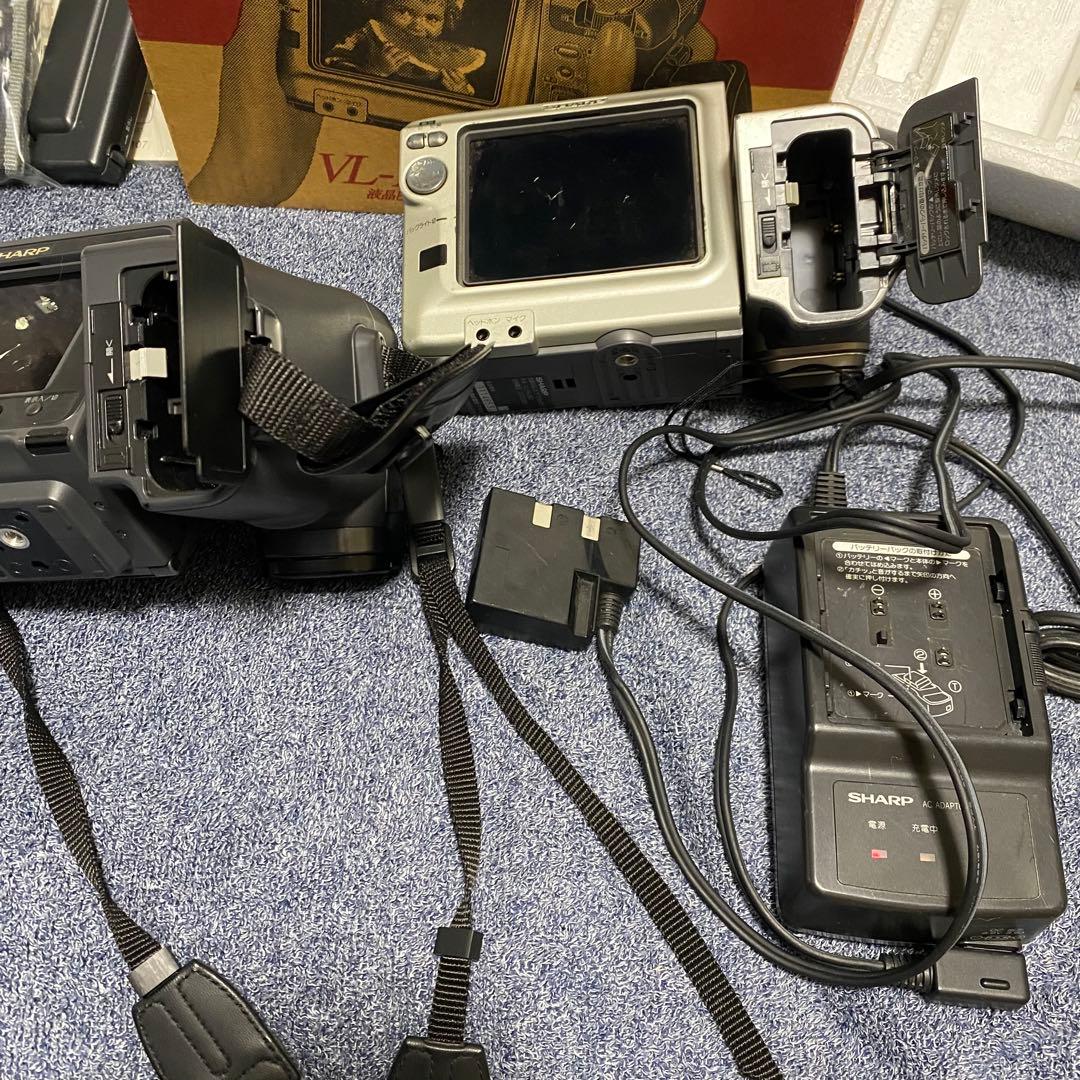 シャープ 8ミリ ビデオカメラ VL-HL80 ＋VR-KT87 2台セット