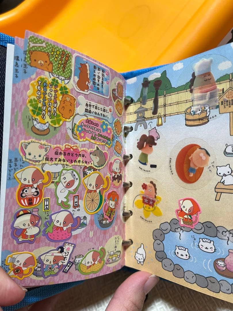 【当時物シール付き！】デニム　シール帳　当時物