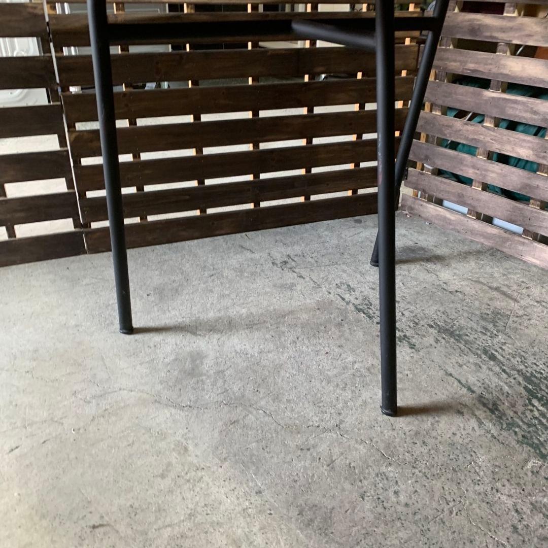 H826\" 現状品 IDEE ダイニングテーブル W1800 無垢材