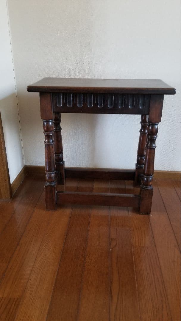 ヴィンテージ 英国べヴァン ファンネル社 Reprodux 木製 サイドテーブル