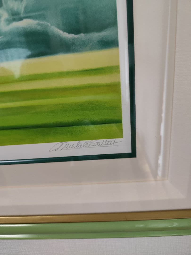 ミッシェルバテュ　シルクスクリーン　エディション番号直筆サイン　忘れかけのパレス