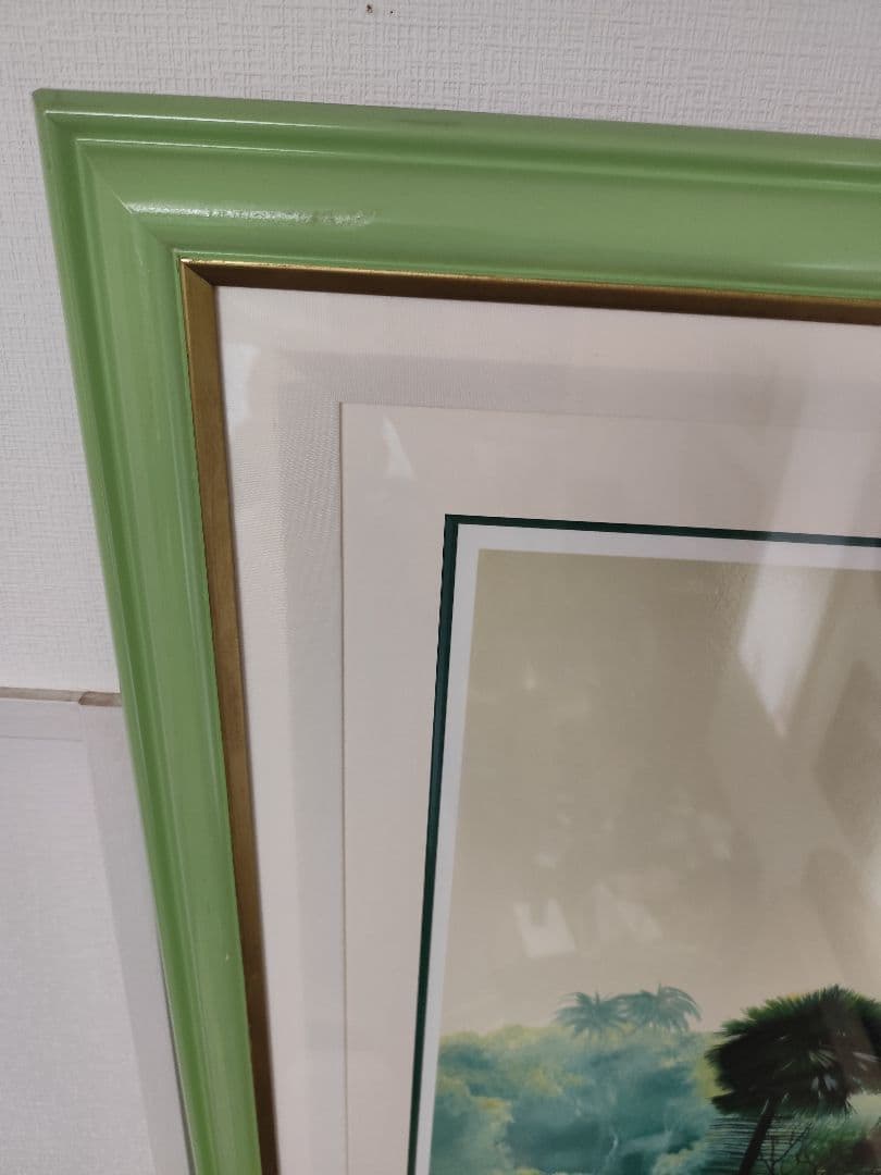 ミッシェルバテュ　シルクスクリーン　エディション番号直筆サイン　忘れかけのパレス