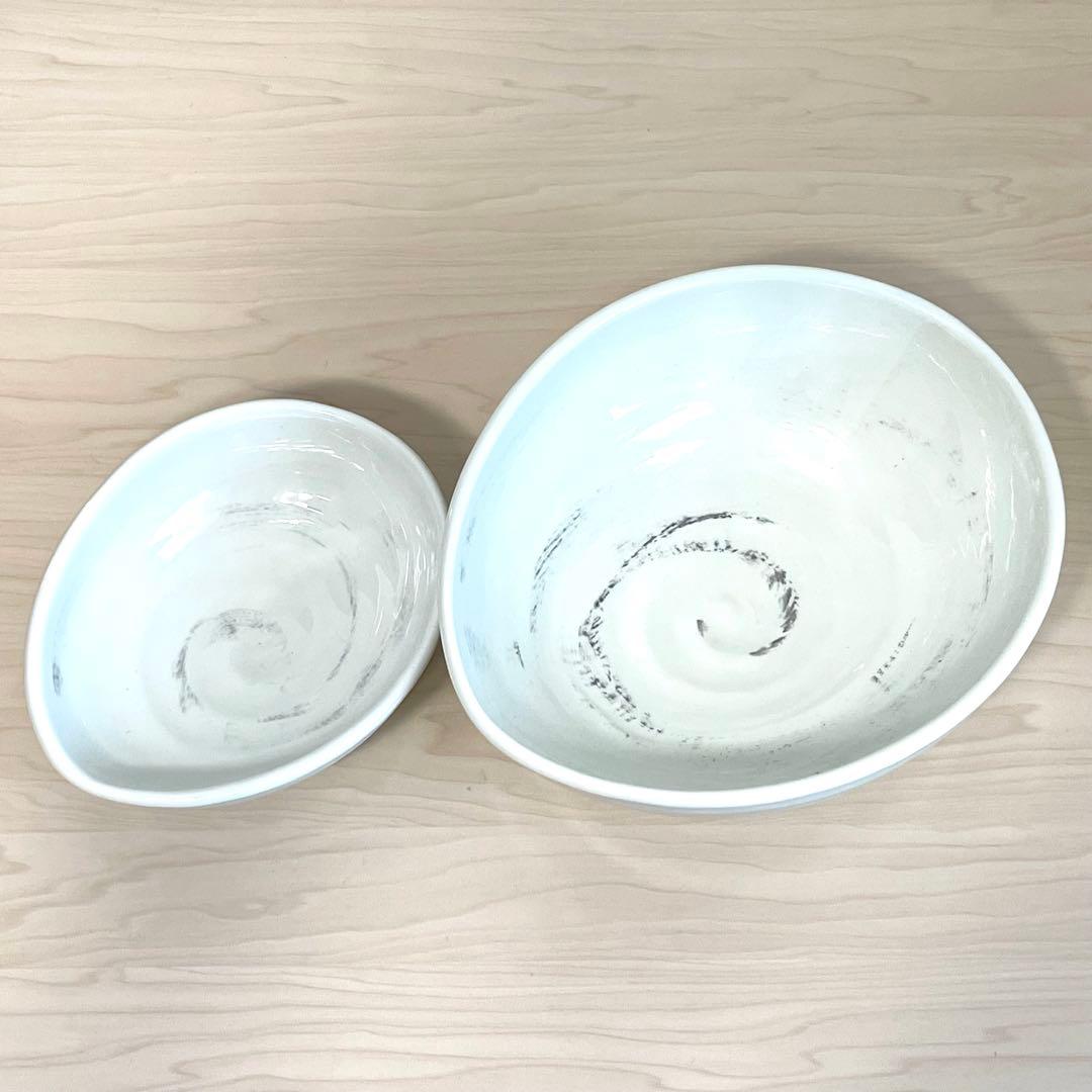 桔梗窯 夫婦鉢 陶芸品 工芸品 陶器 炻器 焼物