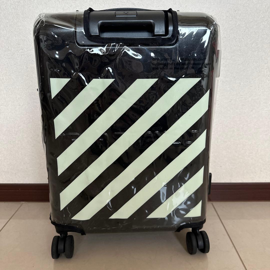 OFF-WHITE ブラック キャリーケース 小型