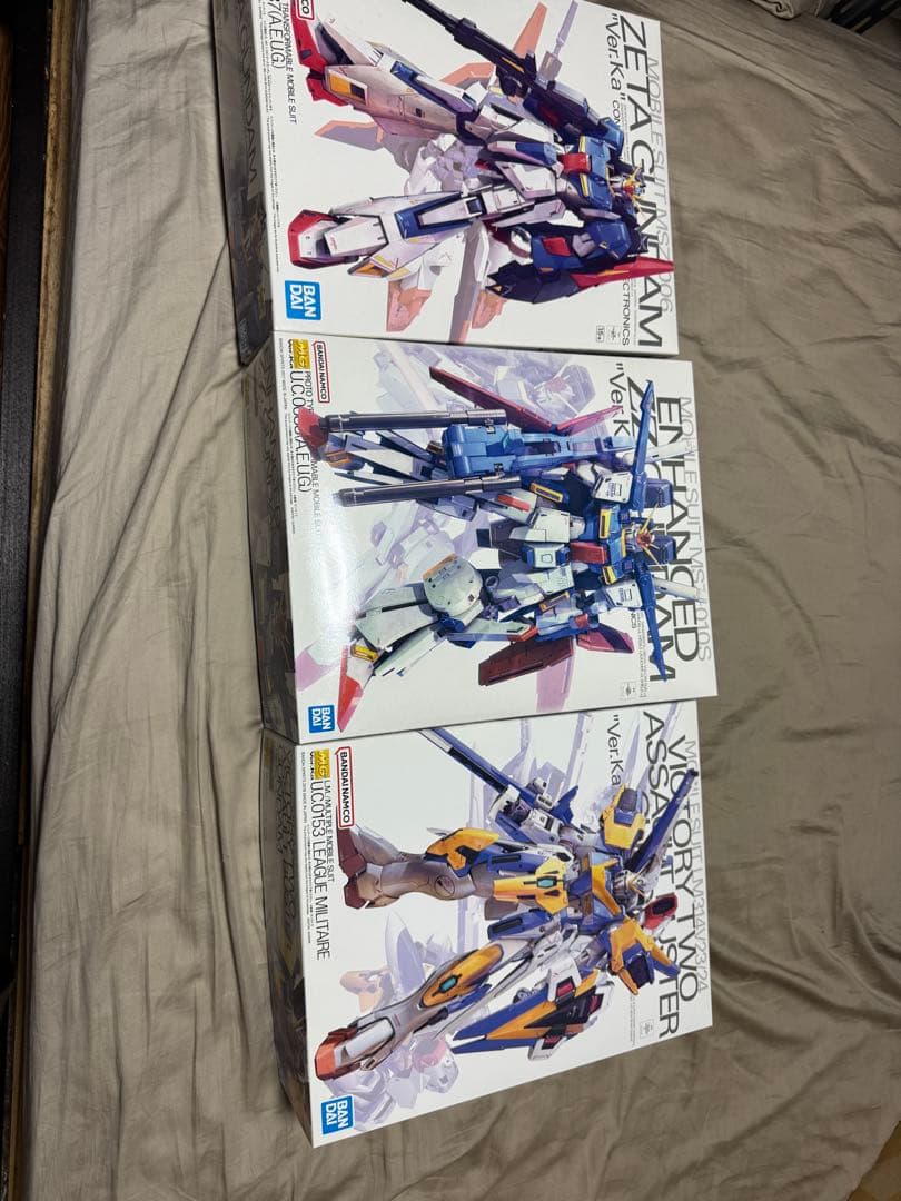 MG ガンプラ 3体セット ゼータ　ダブルベータ　ビクトリー