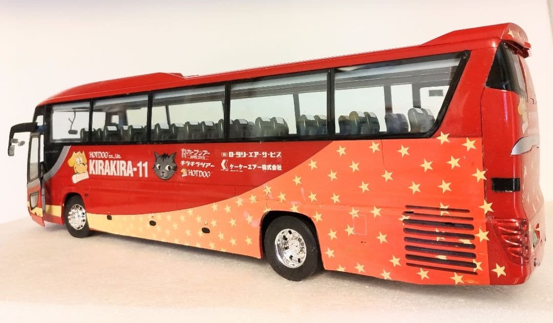 1/32 旅バス キラキラ号仕様(いすゞガーラSHD)素人組立品