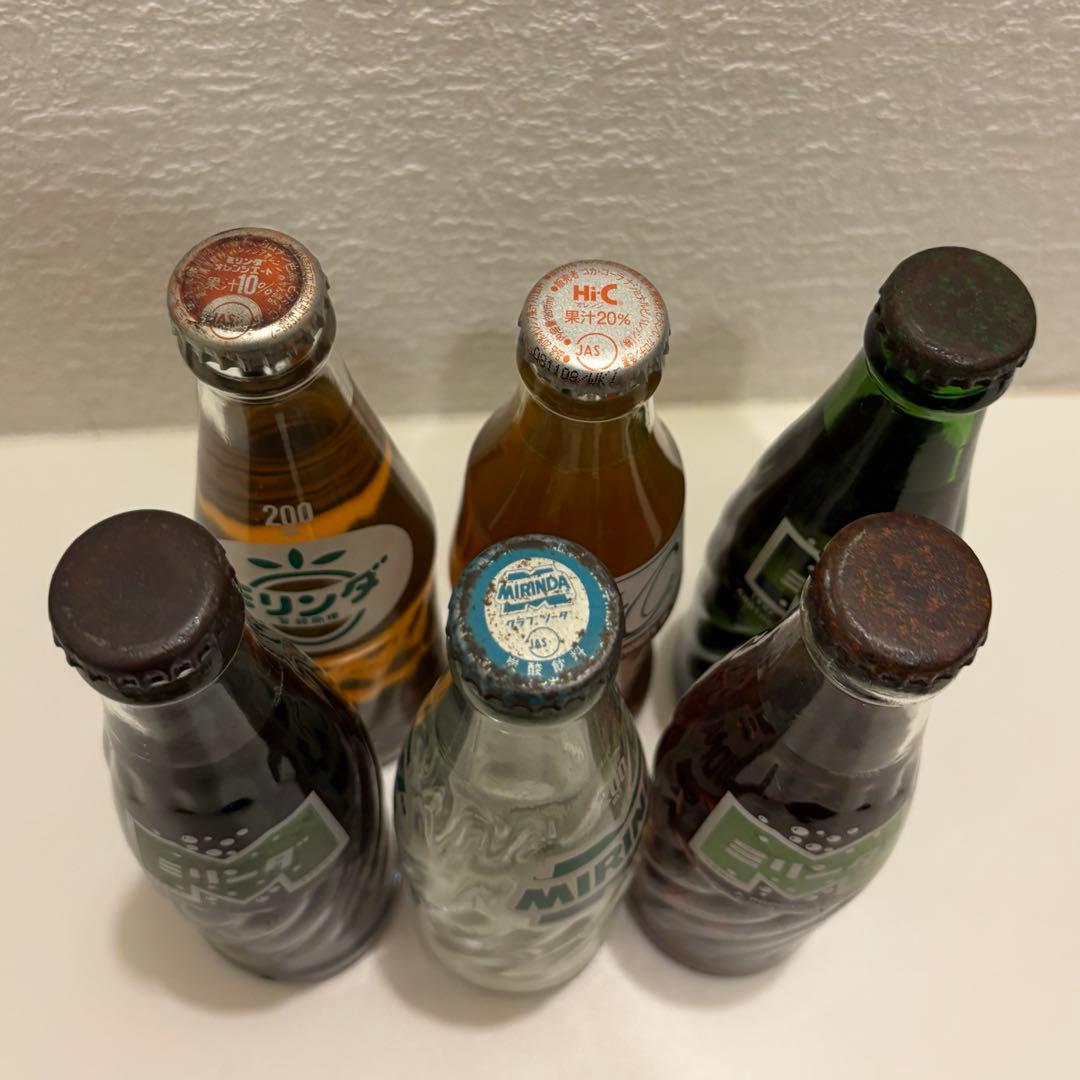 ✴︎昭和レトロ✴︎【ミリンダジュース（HC含む）】ヴィンテージジュース６本セット