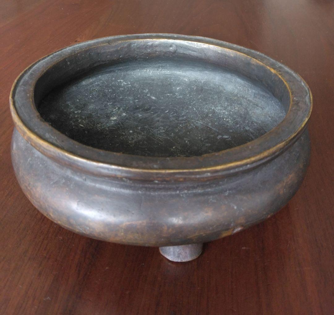 3足銅香炉 家藏珍寶  中国古玩 骨董