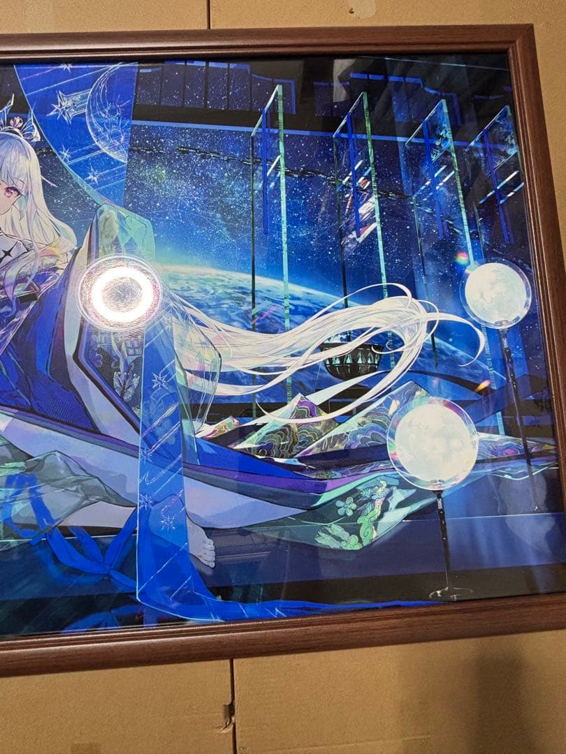 絵師100人展 11 藤ちょこ かぐや姫 複製原画