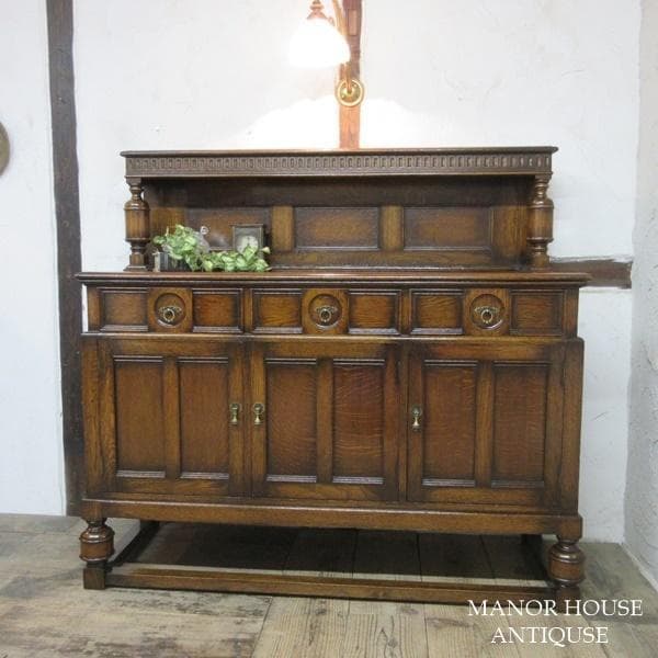 イギリス アンティーク 家具 サイドボード キャビネット 什器 英国 6969c