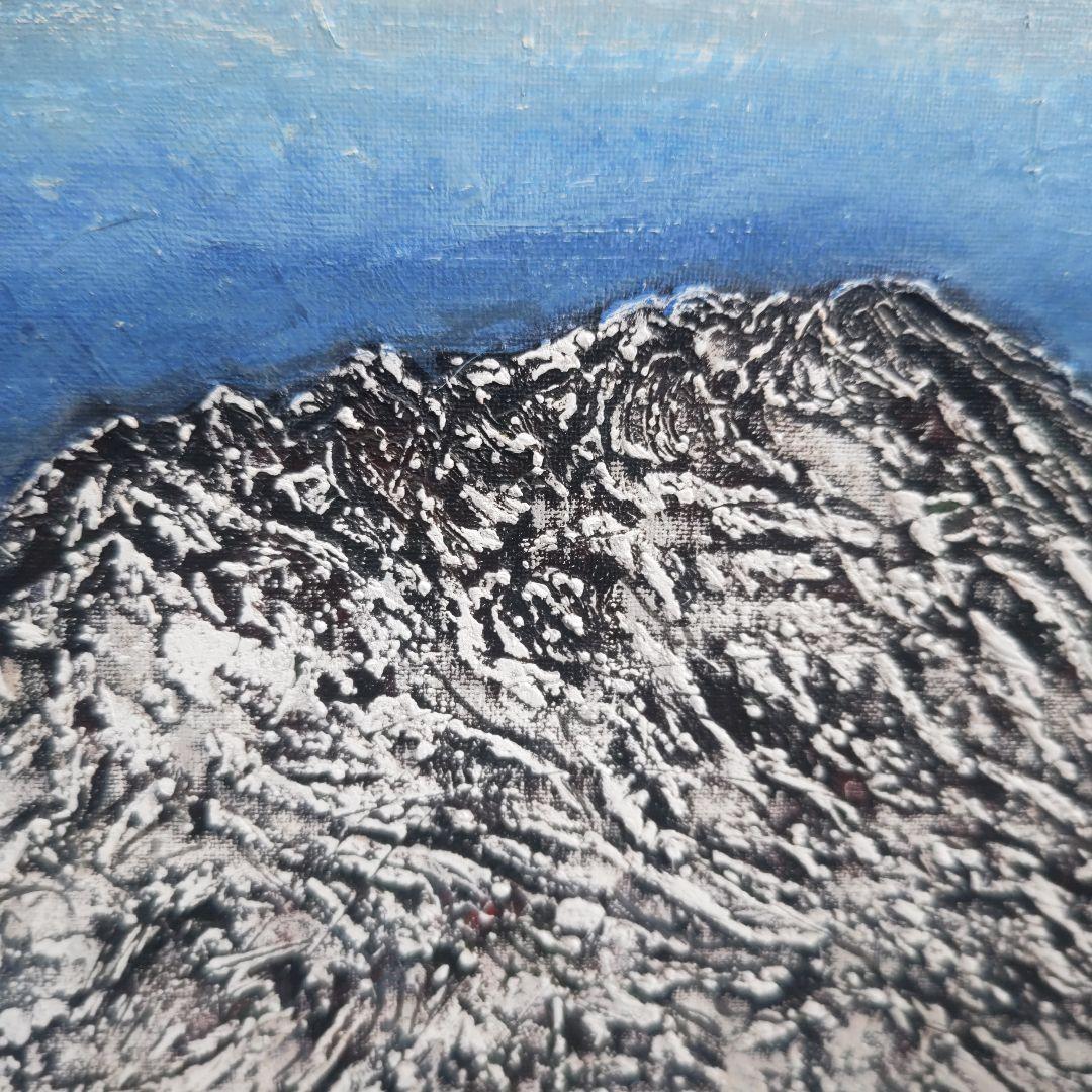 兵庫のデュビュフェ、木村二朗「無題」８号油彩、印籠的マチエル