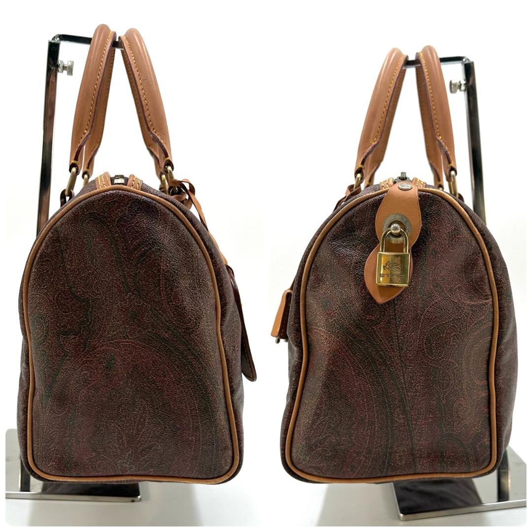 ETRO エトロ ペイズリー ハンドバッグ ミニボストン ゴールド金具