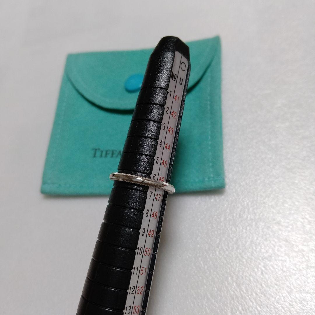 専用ですTIFFANY ティファニー ミルグレイン リング 6号 Pt950