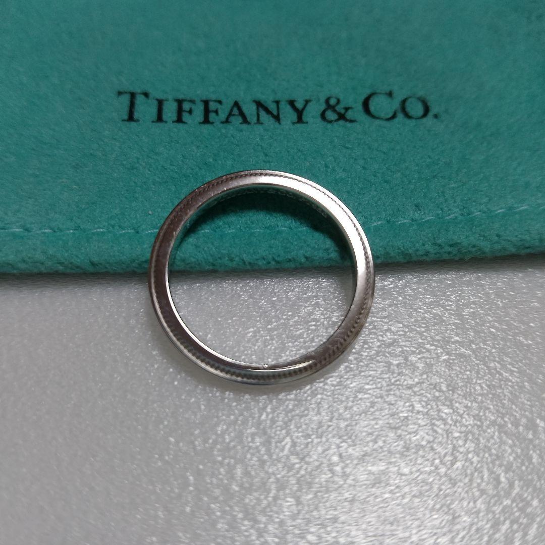 専用ですTIFFANY ティファニー ミルグレイン リング 6号 Pt950