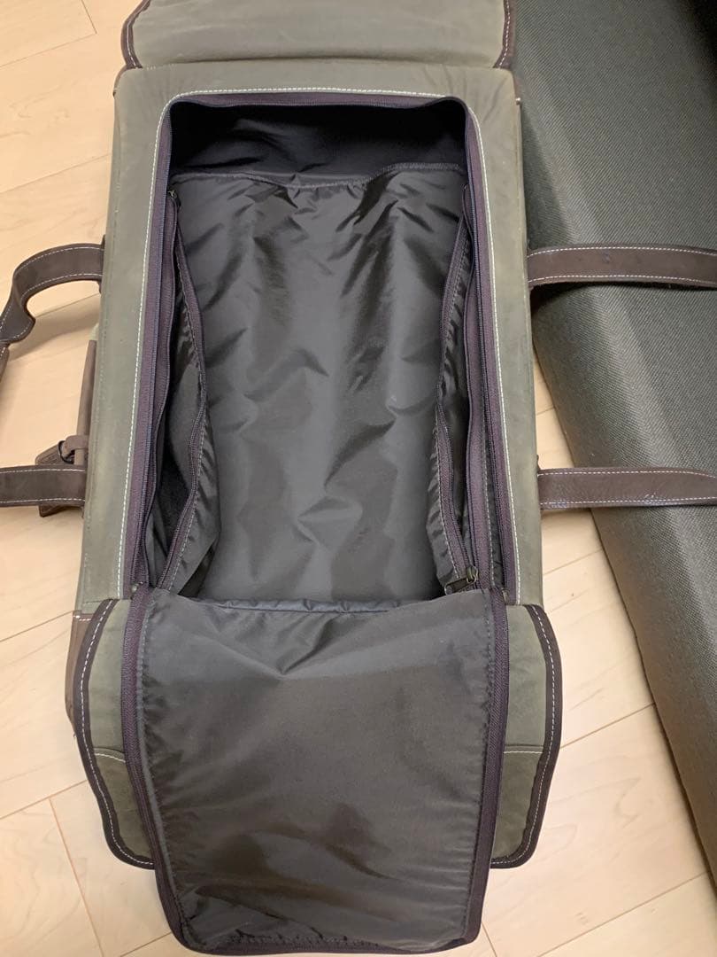 超コレクター 「品質・価値良し・他になし」牛革&綿 キャリーカート 本体 H57