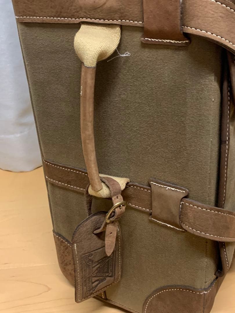 超コレクター 「品質・価値良し・他になし」牛革&綿 キャリーカート 本体 H57