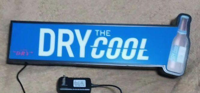 2【スーパードライ クール】電飾 ネオンサイン 非売品 レア