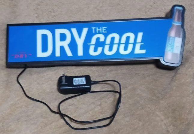 2【スーパードライ クール】電飾 ネオンサイン 非売品 レア