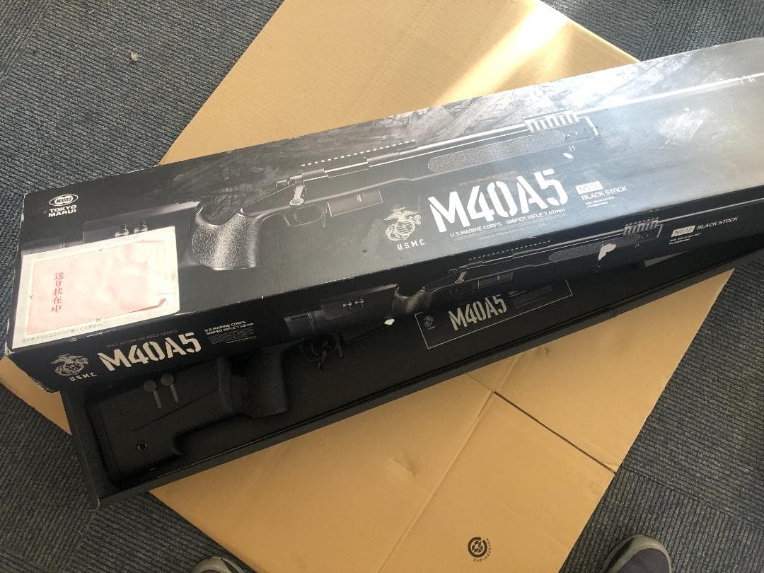◎*様 東京マルイ　M40A5 ブラックストック 　試射のみ