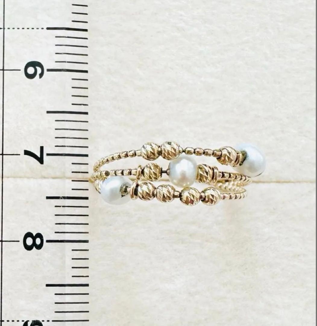 ハ*ル様 va Vendome Aoyama K10YG ✳︎パールリング✳︎フ