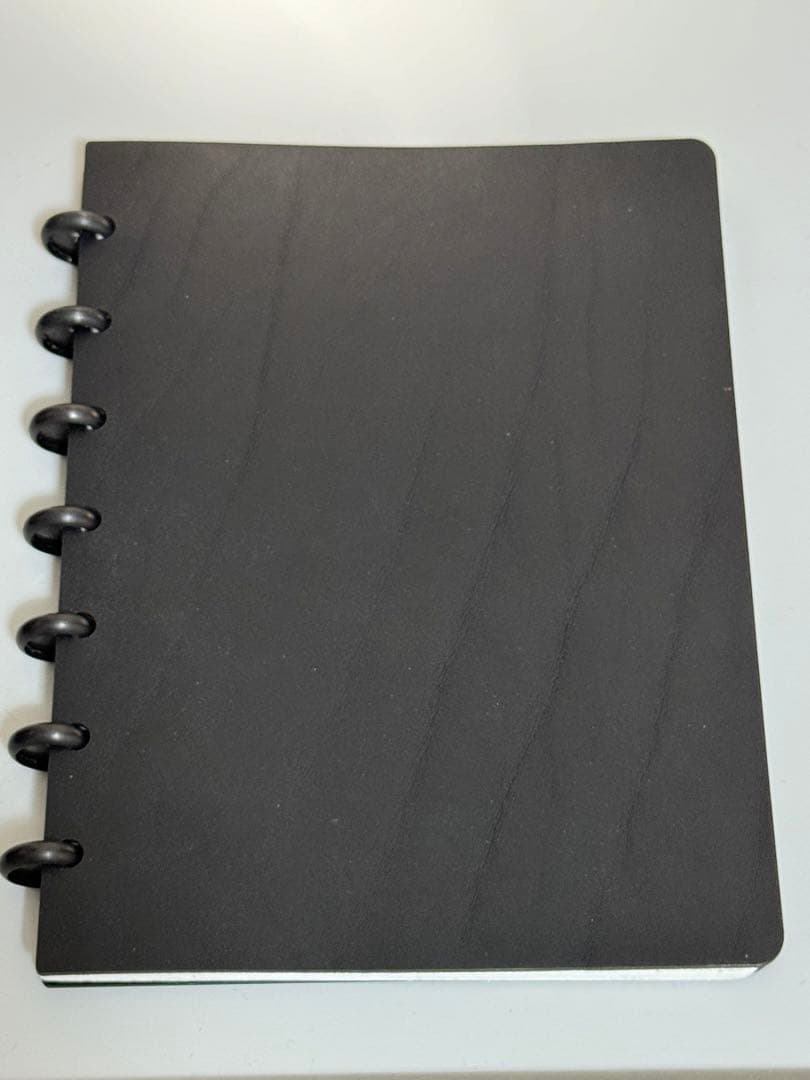 【GROVEMADE】レザーノートブック　ミディアムサイズ　本革　ブラック