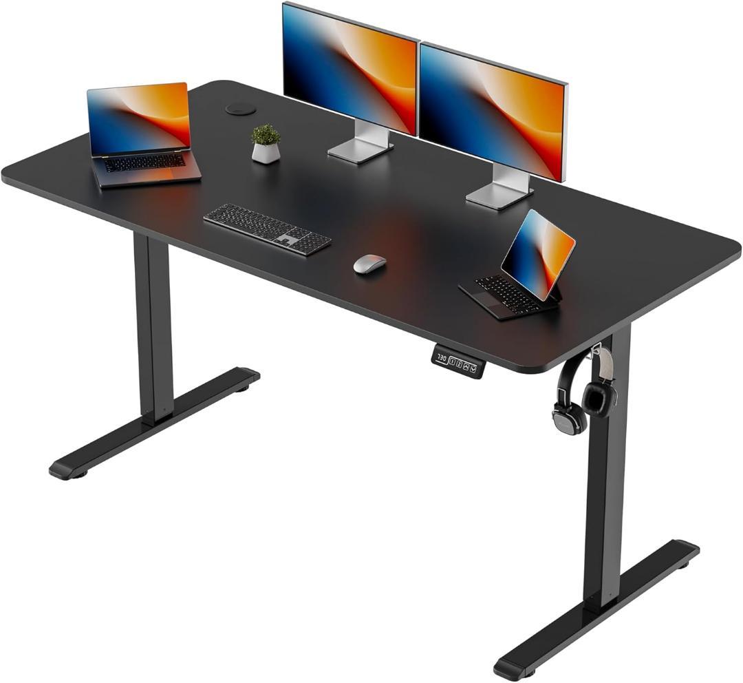 Alebert デジタルコントロールパネル電動昇降デスク 高さメモリー機能