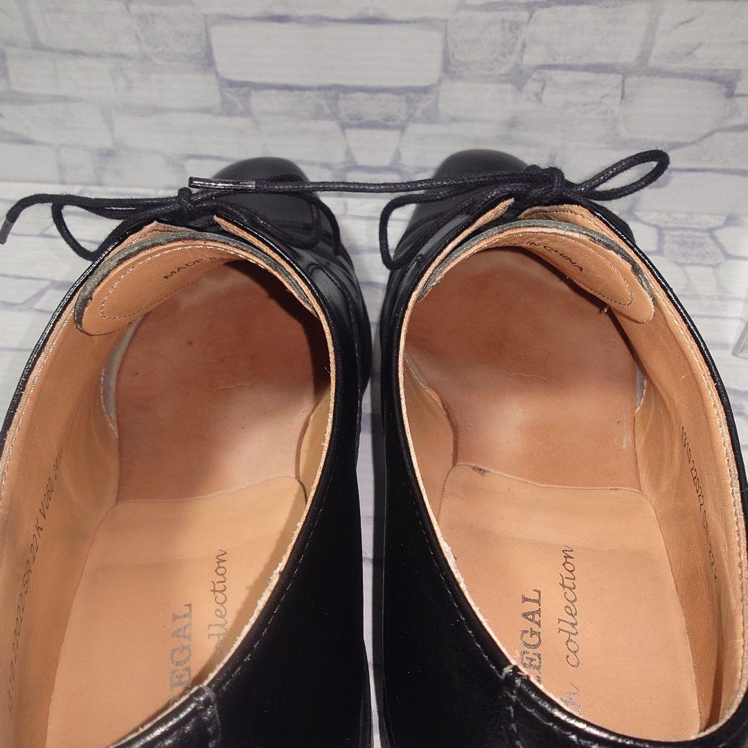 【極美品】REGAL ストレートチップ レースアップ シューズ 黒 24.5cm