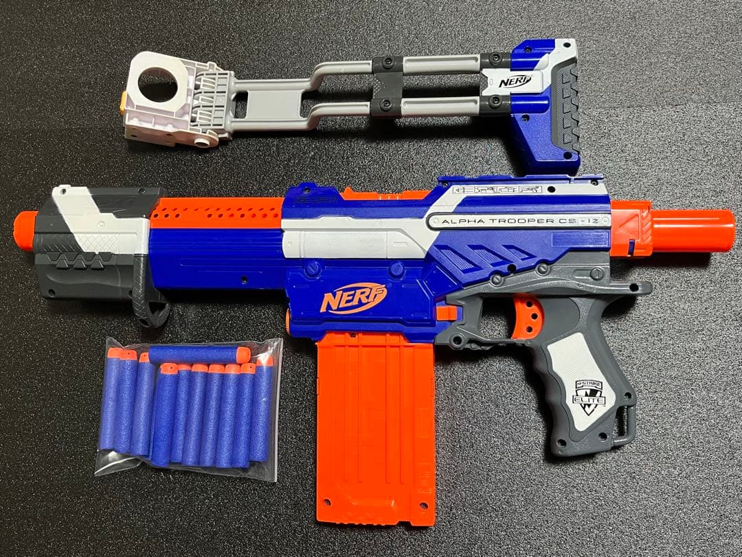 ナーフ エリート アルファトルーパー ＆ 折り畳み式ストック セット