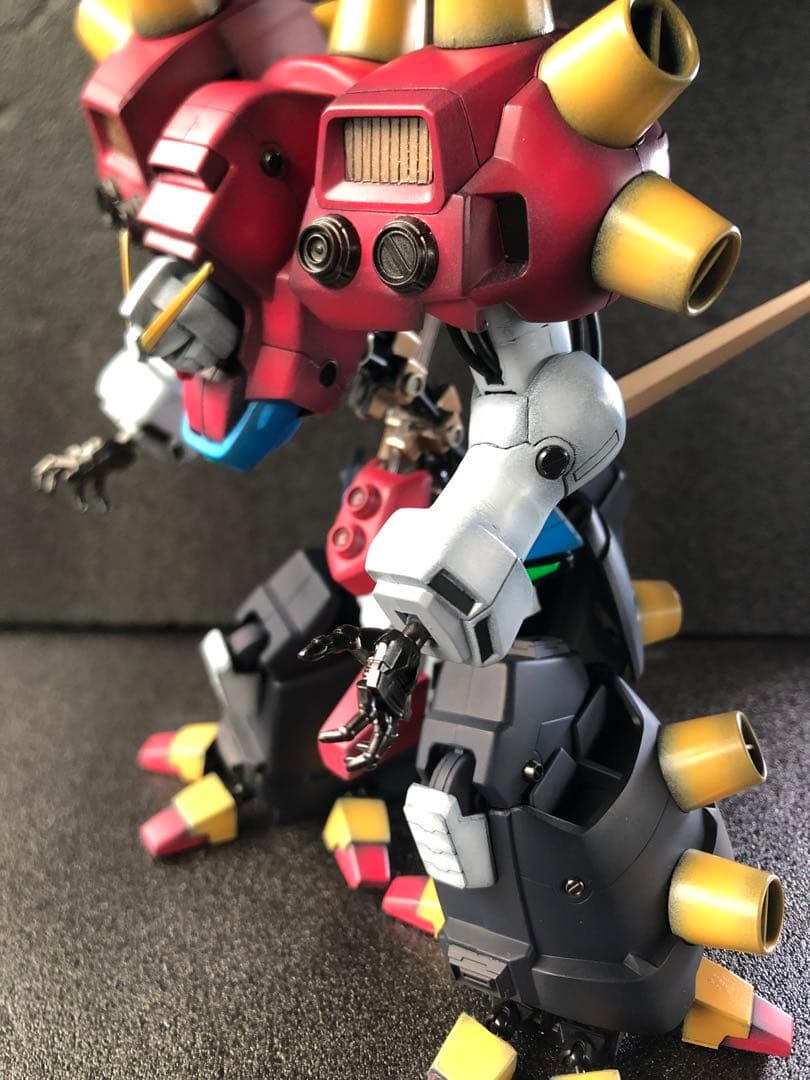ガンプラ　バンダイ　デビルガンダム　旧キット　改造　全塗装　完成品【Gガンダム】