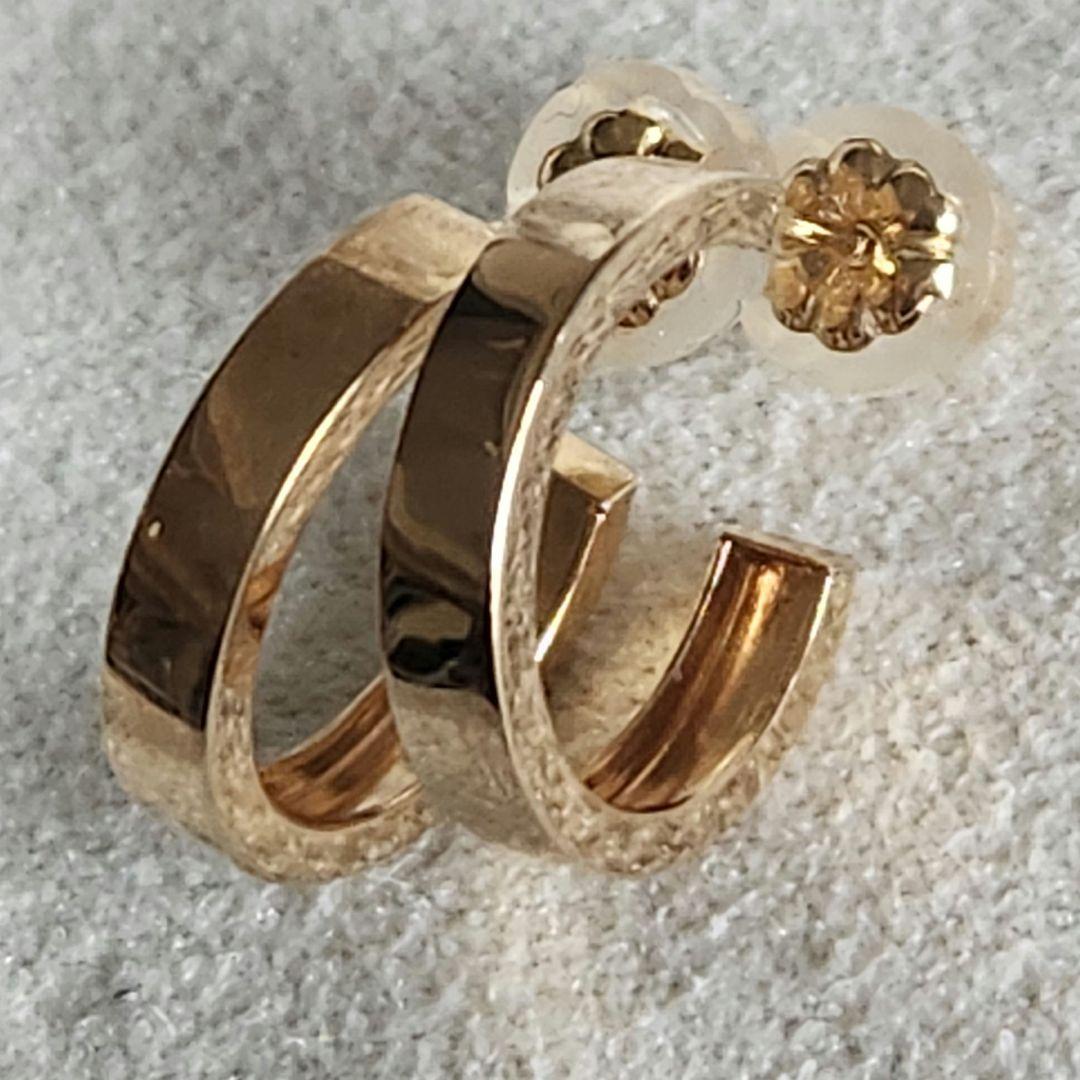 ラウンド♡ゴールド【テイクアップ】K18 K10 フープピアス☆アガット 好きも