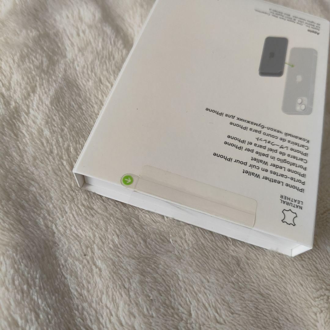 未開封アップル純正　magsafe対応iphone レザーウォレット