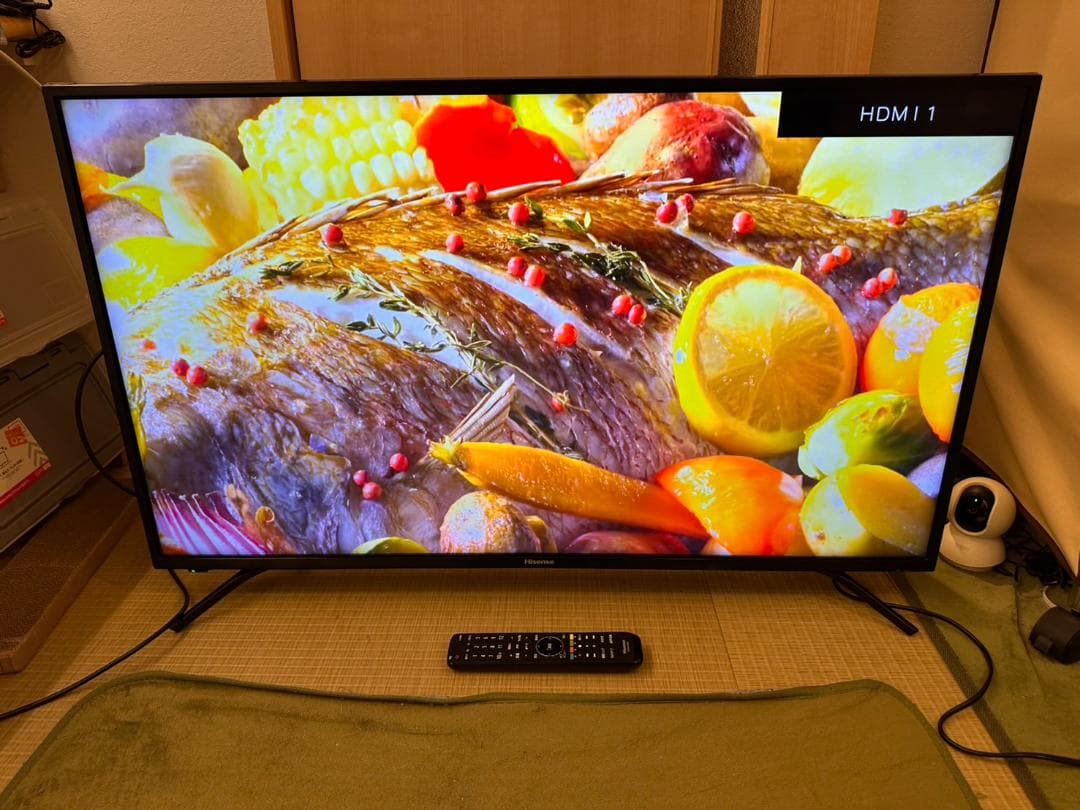ハイセンス hisense 43型　4K　テレビ　43F60E　19年製極美品！
