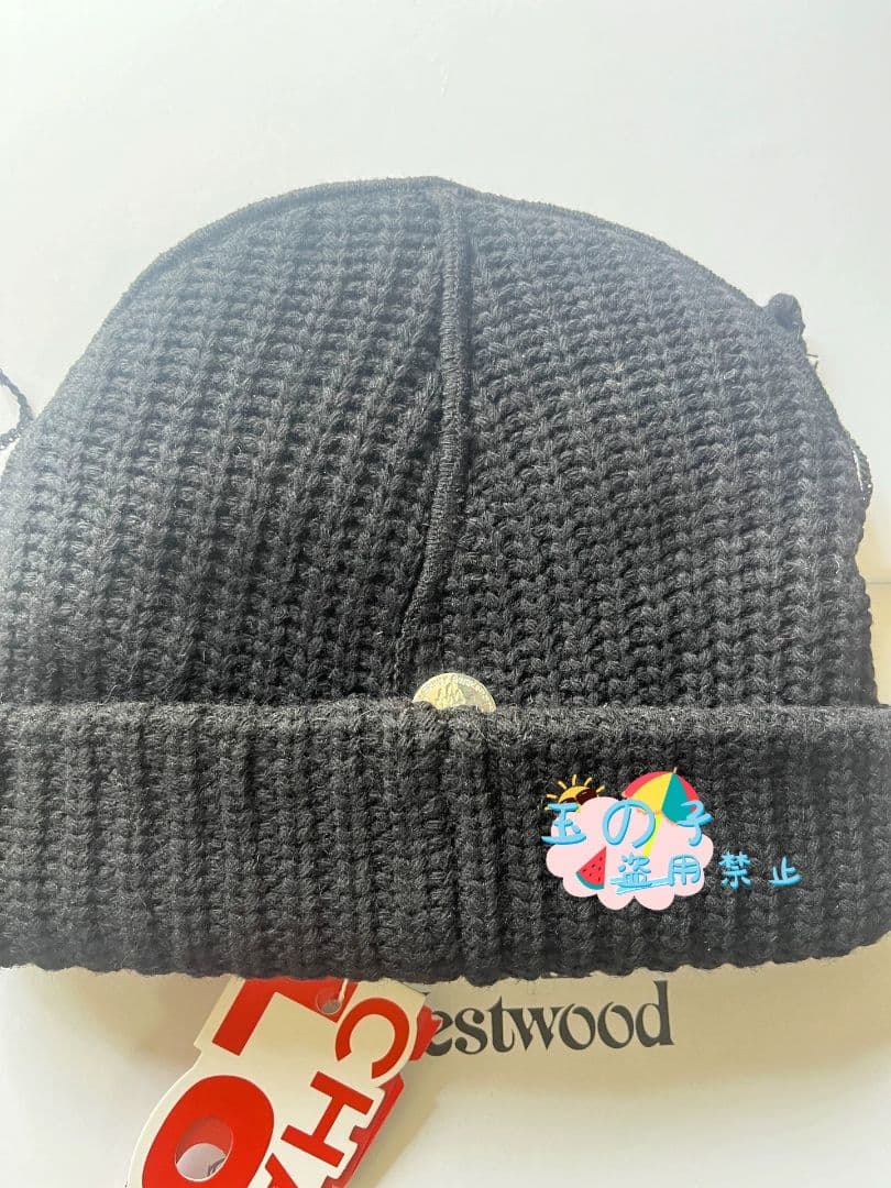 男女兼用CHARLES JEFFREY LOVERSBOY 猫耳ニット帽黑A