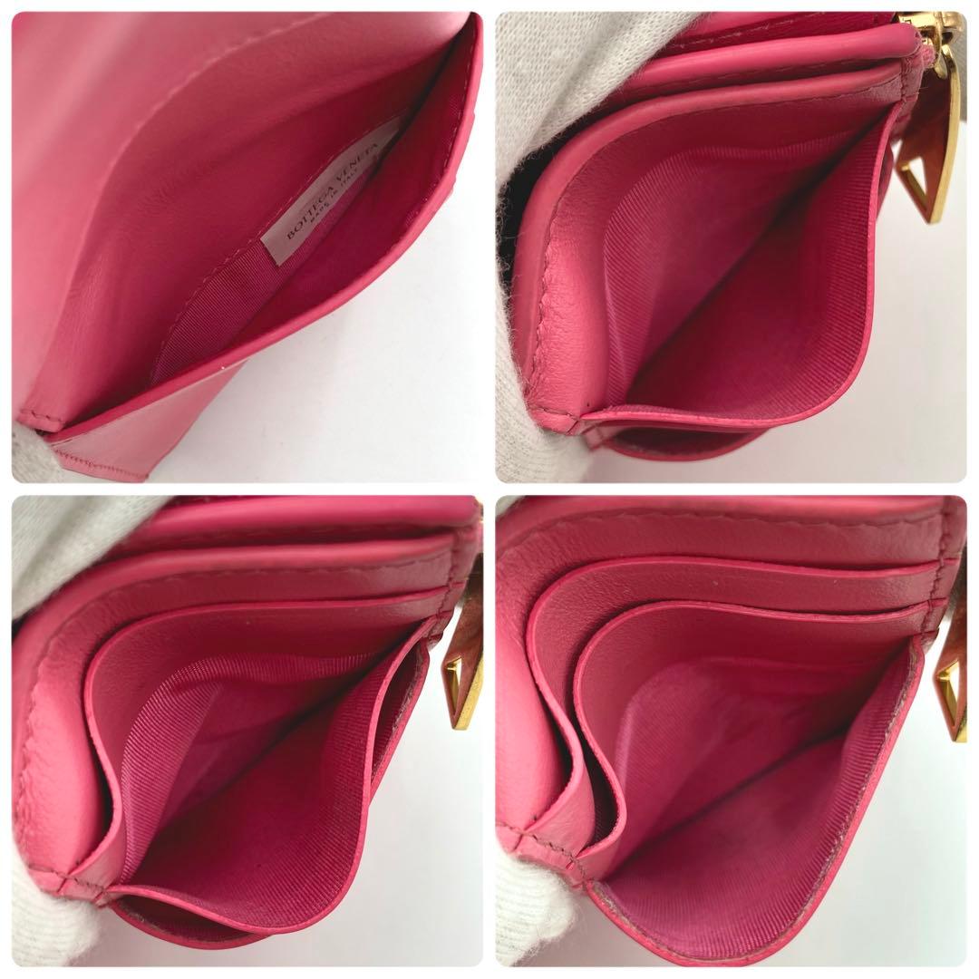LilyM✨ ボッテガヴェネタ カセット イントレチャート 財布 ピンク