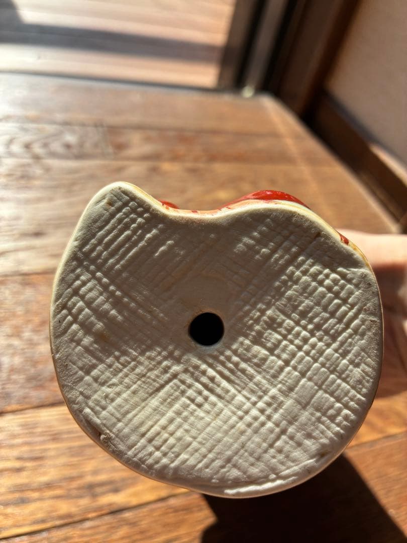 【希少】有田焼 円左エ門窯 陶人形 置物 高さ18cm 赤絵 金彩 伝統工芸品