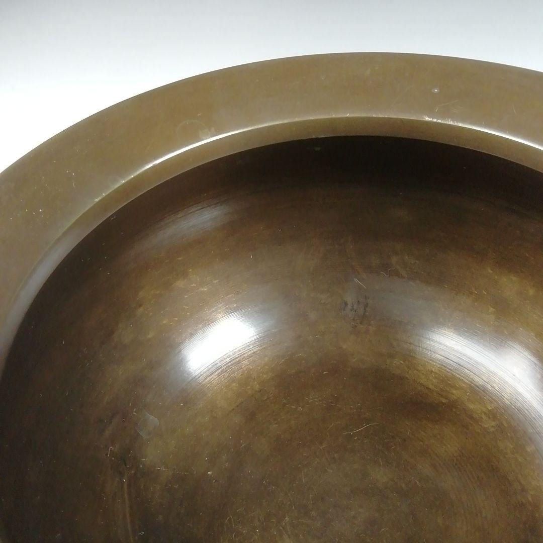 Ｗ３７　建水　『唐銅　不審庵伝来』『唐銅風炉師　黒瀬宗康』　共箱　茶道具