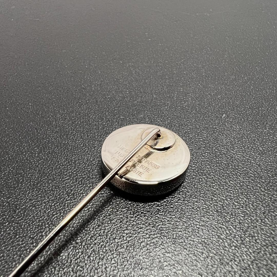 ✨正規品＆超美品‼️✨ エルメス コロゾ ピンブローチ ブルーホース